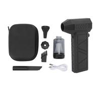 Naroote Souffleur d'Air Électrique, Souffleur Turbo à Main 130 000 Tr/Min avec Débit d'Air Réglable et Buse en Caoutchouc, Appareils de Nettoyage pour la Maison, le Clavier