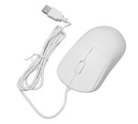 Naroote Souris D'ordinateur Filaire Optique 1200DPI USB Plug and Play pour Ordinateurs et iOS (White)