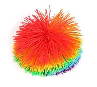 Naroote Spike Ball, Balle Sensorielle Solicone Arc-en-Ciel Pom Boules de Stress Gonflables Balles Filandreuses