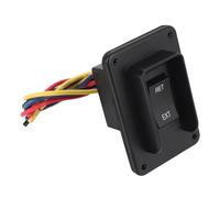 Naroote Stabilisateur électrique DC12V 24V RV, Interrupteur de Prise, Résistant à L'eau, Extension de Puissance Rétractable pour Camping-car, Camping-car, ABS 24cm