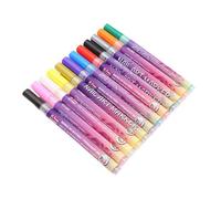 Naroote Stylos d'art d'ongle de 12 Couleurs, Vernis Acrylique à Séchage Rapide, Outil de Manucure de Salon à Domicile avec Finition Lisse Anti-taches, Idéal pour des Détails Précis