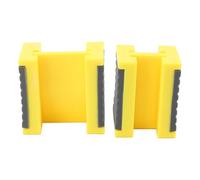 Naroote Support de Bande de Bord en Plastique 2 Pièces, Outil de Lissage de Bande de Bord de Travail du Bois avec de Grandes et Petites Tailles, bande Réutilisable, Idéal pour un Cerclage de Chant