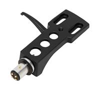 Naroote Support de Cartouche de Platine Vinyle en Alliage d'aluminium, Support d'aiguille de Stylet en Vinyle pour Phono, Matériau de qualité Supérieure pour Machines Haut de Gamme (BLACK)