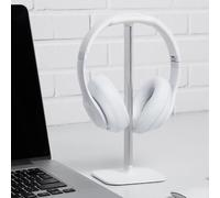 Naroote Support de Casque de Bureau Support Universel en Alliage D'aluminium pour la Plupart des écouteurs, Présentoir de Casque en Matériau Supérieur pour Studio de Bureau à Domicile, Noir (White)