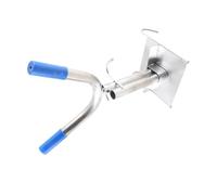 Naroote Support de Castration pour Porcelets, Support de Castration Mural en Acier Inoxydable, Outil sécurisé avec Double Crochet pour Une Fixation Stable, Idéal pour Les Fermes d'élevage