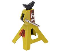 Naroote Support de Cric RC, Mini Cric de Levage Réglable pour Voiture SCX10 D90 RC, Cadre de Réparation de Voiture en Métal pour Les Amateurs de Voitures d'escalade (Yellow)
