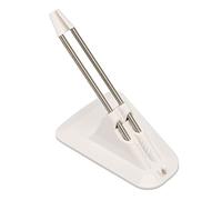Naroote Support de Gestion de Cordon Antirouille pour Souris de Jeu, pour Un Confort et Une stabilité Améliorés pour Les Sports électroniques, Matériau ABS Noir pour Souris Universelle (White)