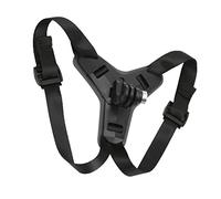 Naroote Support de Menton pour Casque, Sangle Antidérapante Réglable pour 7 6 5, Support de Menton, PC + Silicone + Nylon pour Moto (Black)