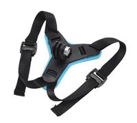 Naroote Support de Menton pour Casque, Support de Caméra Antidérapant et Stable pour Téléphones Mobiles 3 2, Compatible avec Les Casques de Moto (Blue)