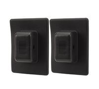Naroote Support de Navigation pour Kayak, Base en PVC Durable pour Bateaux et Yachts, Léger et Portable, 2 Pièces (Black)