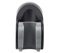 Naroote Support de Pomme de Douche Réglable avec Installation Facile, Accessoire de Salle de Bain à Domicile, Matériau ABS Robuste Noir, 1 unité