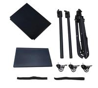 Naroote Support de Projecteur, Support de Sol pour Ordinateur Portable Réglable en Hauteur avec Roues Pivotantes Silencieuses et Inclinaison à 180 Degrés, pour Bureau à Domicile, Salle