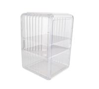 Naroote Support de Stockage de Bouteille d'eau en Acrylique, Design Compact et élégant pour Un Usage Domestique, Grande Taille (Grand 3 Couches Blanc)