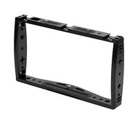 Naroote Support de Téléphone Portable en Métal, Support de Cage D'enregistrement Durable pour Cinéastes et Créateurs de Contenu, 4 Bielles, Alliage D'aluminium, 437 G (Black)