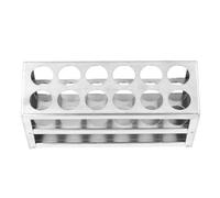 Naroote Support de Tubes à Essai en Acier Inoxydable 304, Support de Tubes de Laboratoire, de Amovible avec Surface Hautement Polie, Idéal pour les Expériences de Chimie et le Stockage de (23mm 12