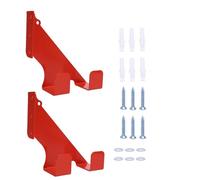 Naroote Support Mural pour Tronçonneuse en Acier allié, Solution de Stockage Robuste pour Garage, Hangar, Atelier, 2 Ensembles