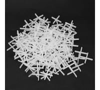 Naroote Système de Nivellement Réutilisable Entretoise de Carrelage 1mm/1.5mm pour les Travailleurs de la Construction, Matériau PE 2500 Pièces (1MM)