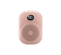 Naroote Système de Sonorisation Mégaphone Portable Mini Amplificateur Vocal pour Guide Touristique des Enseignants, Formation aux Réunions, Matériau de qualité Supérieure, Conception Légère, (PINK)