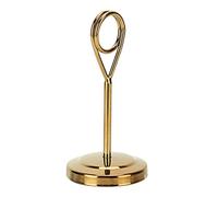 Naroote Tableau de Numéro de Table, Supports de Panneaux de Table en Acier Inoxydable Forme de Bague avec un Support de Numéro de de Taille Compacte pour la Fête de Mariage (GOLD)