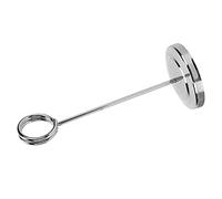 Naroote Tableau de Numéro de Table, Supports de Panneaux de Table en Acier Inoxydable Forme de Bague avec un Support de Numéro de de Taille Compacte pour la Fête de Mariage (SILVER)