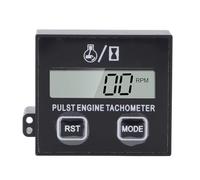 Naroote Tachymètre de Moteur Numérique, Conception étanche pour Tronçonneuses, Karts de, Vtt et Bateaux à Moteur, Jauge de RPM Haute Performance 100-30000