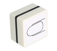 Naroote Tampon de Manucure à Lignes Claires pour Nail Art, Outil de Bricolage pour Débutants en Nail Art, Tampon de Pratique Léger en ABS (ongles pointus)
