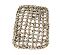 Naroote Tapis d'activité en Jonc de Mer tissé pour Lapin, Jouet à Mâcher pour Hamsters Chinchilla Lapin, Tapis Non Toxique pour Améliorer la santé Dentaire, Applicable aux Cages de Petits Rongeurs