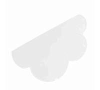 Naroote Tapis d'alimentation en Silicone pour Animaux de Compagnie, pour Chiens et Chats, Coussin écologique Non Toxique avec Bord surélevé pour Sols Propres 18 "x 12" (White)