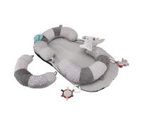 Naroote Tapis de Jeu sur le Ventre de bébé, Tapis de Jeu en Tissu Doux avec Jouets Détachables pour Nouveau-nés et Nourrissons, Soutien au Développement Précoce pour Ramper, Lever la Tête, Pratique