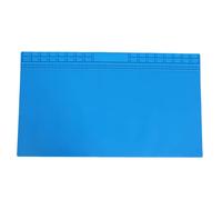 Naroote Tapis de Soudure Extra Large 27,6x15,7 Pouces, surdimensionné, Résistant à la Chaleur, pour établi de Réparation de Téléphones électroniques, de Téléphones Portables, de Montres (BLUE)