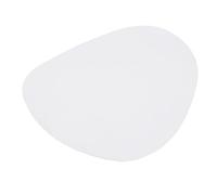 Naroote Tapis de Souris en Cuir PU, Tapis de Souris de Jeu, de D'Ordinateur avec Base en Caoutchouc Antidérapant, Résistant à l'eau et aux Rayures pour Ordinateur Portable, (White)