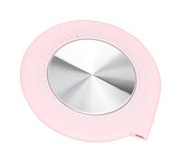 Naroote Tapis Isolant pour Tasse USB, 55 ℃, Coussin Isolant Multifonctionnel pour Bureau, Dessous de Verre pour Le Bureau et la Maison (Rosâtre)