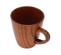 Naroote Tasses à thé en Bois, Tasse à café en Bois écologique, Sûre et Exquise, Multifonctionnelle pour Boissons Chaudes (1 paquet)