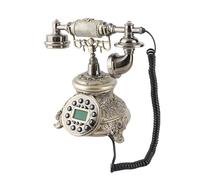 Naroote Téléphone de Bureau de Style Rétro avec Détection D'identification de L'appelant pour Le Bureau à Domicile, Requête D'enregistrement D'appel Rapide pour Ligne Fixe, Téléphone Domestique