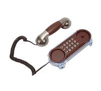 Naroote Téléphone d'hélicoptère à Réseau Fixe Rétro, Plastique Durable - Conception d'humanisation Bleue - Ligne Fixe Flash incorporé (#1)