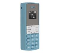 Naroote Téléphone Mobile Miniature, Double Carte de Carte SIM Plus Petit Téléphone Mobile Changeur de Musique Music Player BM150 pour Les Femmes Enceintes (Blue)