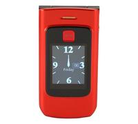 Naroote Téléphone Portable Senior, Téléphone Portable de Base avec Batterie 4800 MAh pour Le Quotidien des Personnes âgées (Rouge)