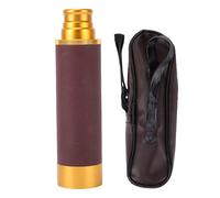 Naroote Télescope Monoculaire Zoomable Haute Définition 25x30 Télescope Portatif Rétractable en Laiton pour la Randonnée en Plein Air Camping Observation des Oiseaux Voyage