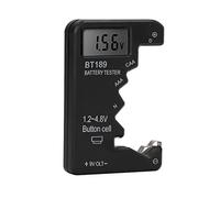 Naroote Testeur de Batterie, Testeur de Batterie pour les Ménagères Vérification de la Capacité de Bilan METTER METTRE DU METTRE DU DU METRE (BLACK)
