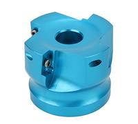 Naroote Tête de Fraise à Face pour Usinage CNC des Métaux | Alliage d\'aluminium à 4 cannelures, décalage en spirale, fraise revêtue pour l\'ébauche et l\'usinage fin