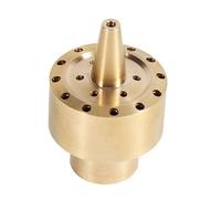 Naroote Tête de Pulvérisation D'arrosage de Buse D'eau de Fontaine D'étang en Laiton pour Hôtel de Parc de Jardin 1/2 "3/4" or (1/4 17,5-18 cm de tour de tête)