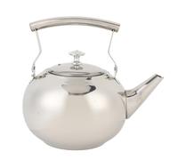 Naroote Théière sur la Cuisinière, Théière en Acier Inoxydable avec Infuseur Amovible, Petite Bouilloire avec Feuilles Mobiles et Sachets de thé, Idéale pour la Maison, la Cuisine, le Camping et le