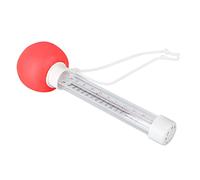 Naroote Thermomètre de Piscine Décoratif Flottant pour Une Lecture Précise de la Température de l'eau, pour Piscines, étangs à Poissons et Aquariums, Matériau PVC (Tomate)