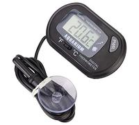 Naroote Thermomètre de Température à écran LCD Numérique pour Aquarium Thermomètres D'eau D'aquarium Légers et Exquis pour Mesurer la Température D'aquarium en Plastique comme L'image Montrée Taille