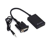 Naroote Transformateur VGA vers, Adaptateur DC5V VGA vers, Petite Taille pour Ordinateur PC