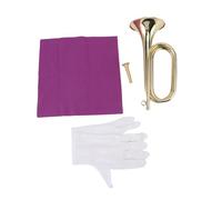Naroote Trompette en Laiton b, Instrument Professionnel avec et Chiffon de Nettoyage pour les Performances des Groupes Scolaires