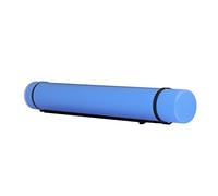 Naroote Tube d'affiche Extensible Antichoc étanche de Grande capacité pour Le Stockage de Documents, pour Artistes et Architectes (Blue)