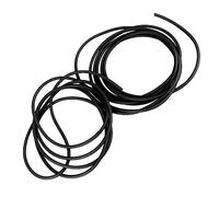 Naroote Tube de Changeur d'eau d'Aquarium, Tuyau de Changeur 'Eau 'Aquarium Sûr et Facile 'Entretien, Longueur de 16,4 Pieds, Résistance à Haute Température en Silicone Professionnel pour (Black)