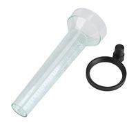 Naroote Tube de Pluviomètre en Plastique, capacité de 35mm, Mesure Précise, Vert Clair Durable pour Jardin Extérieur et Cour
