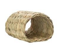 Naroote Tunnel d'herbe pour Animaux de Compagnie, Jouet en Tube Naturel tissé à la Main pour Petits Animaux de Compagnie, Hamsters, Chinchillas, Rats, sans Danger à Mordre, fabriqué en Roseau à